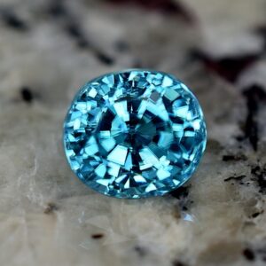 BlueZircon roval 7.8x7.1mm 3.74cts zn1255