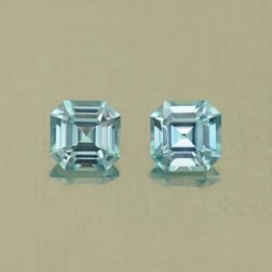 BlueZircon sq eme cut pair 5.0mm 1.80cts H zn7706 scaled 1