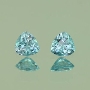 BlueZircon trill pair 4.5mm 0.91cts H zn4789