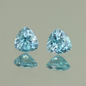 BlueZircon trill pair 4.5mm 0.99cts H zn4793