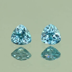 BlueZircon trill pair 4.5mm 1.03cts H zn4800