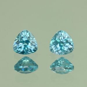 BlueZircon trill pair 4.5mm 1.04cts H zn4801