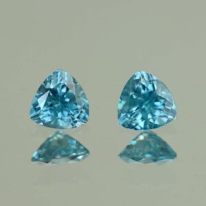BlueZircon trill pair 5.0mm 1.21cts H zn4803