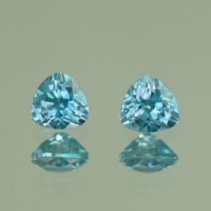 BlueZircon trill pair 5.0mm 1.41cts H zn4806