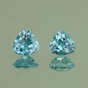 BlueZircon trill pair 5.5mm 1.81cts H zn4817