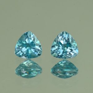 BlueZircon trill pair 5.5mm 1.84cts H zn4819