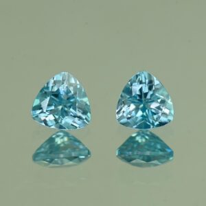 BlueZircon trill pair 5.5mm 1.86cts H zn4821