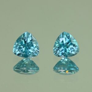 BlueZircon trill pair 5.5mm 1.88cts H zn4823