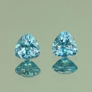 BlueZircon trill pair 5.5mm 1.94cts H zn4824