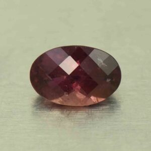 BurgundySapphire ch oval 6.0x4.0mm 0.60cts N sa719