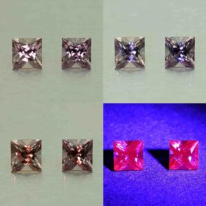 CCDragonGarnet princess pair 4.0mm 0.84cts N cc502 comboAll scaled 1