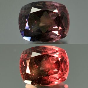 CCGarnet cushion 7.4x6.0mm 1.54cts combo cc320