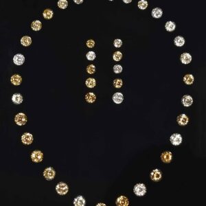 ChampagneZirconSuite round 5.5 8.5mm 92.69cts N zn894 SOLD