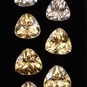 ChampagneZircon Earrings Suite trill 5.0 6.8mm 11.14cts 10pcs N zn2066