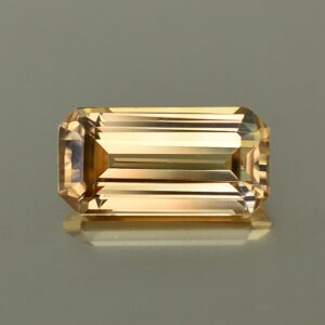 ChampagneZircon eme cut 12.5x6.3mm 4.82cts N zn1544 SOLD