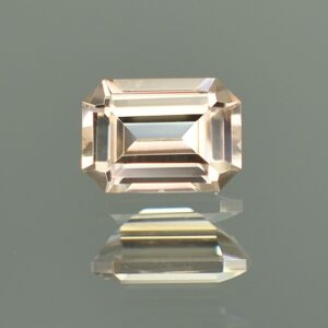 ChampagneZircon eme cut 6.5x4.7mm 1.23cts N zn2733 SOLD