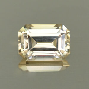 ChampagneZircon eme cut 7.9x5.6mm 2.21cts N zn4546 SOLD