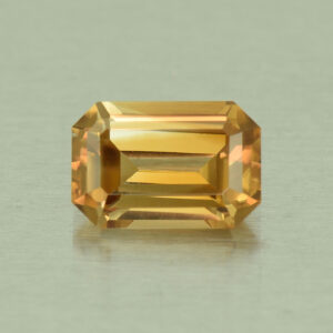 ChampagneZircon eme cut 8.3x5.6mm 2.20cts N zn5311
