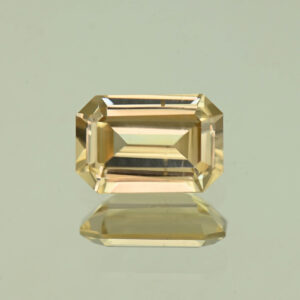 ChampagneZircon eme cut 8.8x5.8mm 2.27cts N zn7225 SOLD