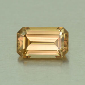 ChampagneZircon eme cut 9.8x5.7mm 3.02cts N zn5313 SOLD