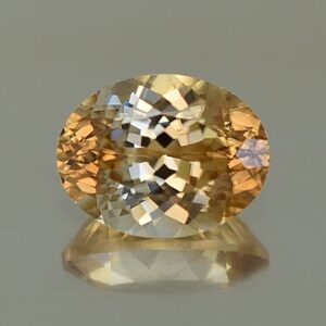 ChampagneZircon oval 9.2x7.1mm 3.24cts H zn2786 SOLD
