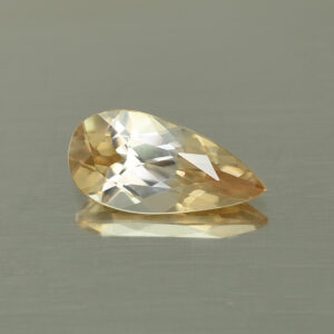 ChampagneZircon pear 10.0x4.9mm 1.55cts N zn4611