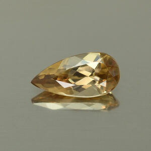 ChampagneZircon pear 10.0x5.0mm 1.61cts N zn4613