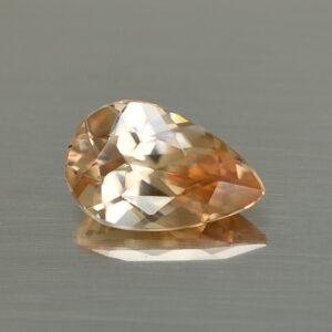 ChampagneZircon pear 8.5x5.4mm 1.45cts N zn4588 SOLD