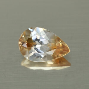 ChampagneZircon pear 9.0x6.0mm 1.87cts N zn4601