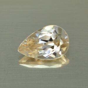 ChampagneZircon pear 9.9x6.5mm 2.49cts N zn4623 SOLD