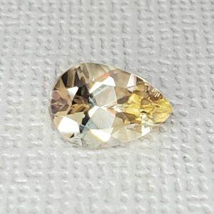 ChampagneZircon pearshape 9.6×6.6mm 2.68cts zn2711 SOLD