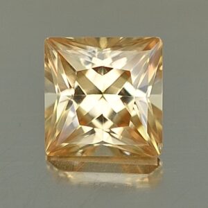 ChampagneZircon princess 6.4mm 1.98cts N zn3569