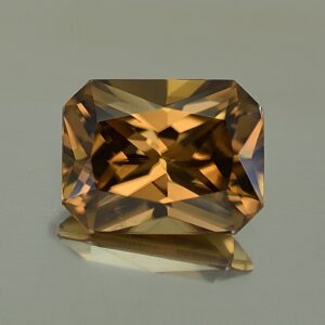 ChampagneZircon radiant 9.0x6.8mm 3.27cts N zn2723