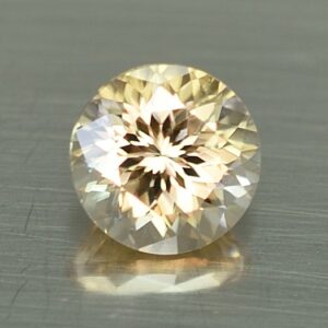 ChampagneZircon round 6.0mm 1.38cts N zn3671 1