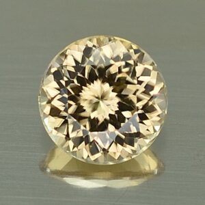 ChampagneZircon round 6.5mm 1.53cts N zn3243