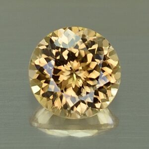 ChampagneZircon round 7.0mm 1.99cts N zn3244