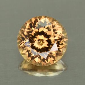 ChampagneZircon round 7.0mm 2.05cts N zn4474
