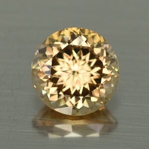 ChampagneZircon round 7.0mm 2.19cts H zn3748