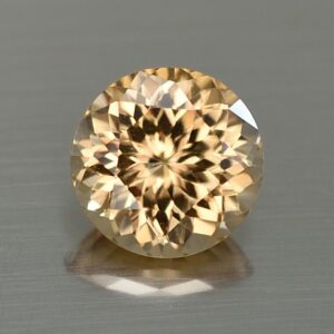 ChampagneZircon round 7.5mm 2.38cts N zn3673