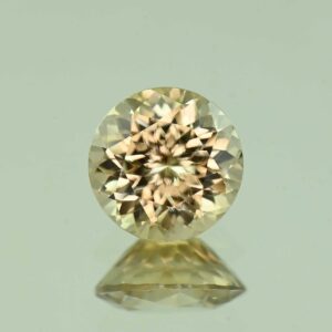 ChampagneZircon round 8.5mm 3.37cts H zn4637