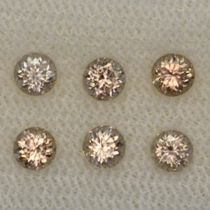 ChampagneZircon rounds 3.5mm 2.67cts 10pcs N zn2921 SOLD