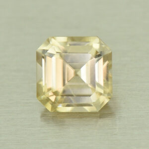 ChampagneZircon sq eme cut 5.0mm 0.96cts N zn5295