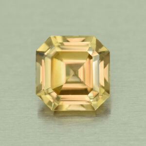 ChampagneZircon sq eme cut 6.5mm 1.88cts N zn5305