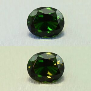 ChromeTourmaline Usambara oval 8.5x7.0mm 1.49cts N ct304 combo
