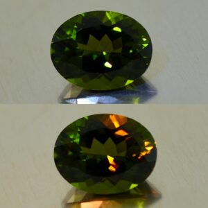 ChromeTourmaline Usambara oval 9.0x7.0mm 1.79cts ct235 combo
