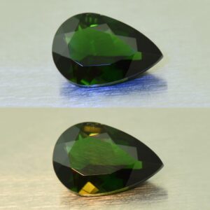 ChromeTourmaline Usambara pear 9.8x6.6mm 1.38cts N ct617 combo