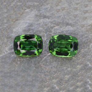 ChromeTourmaline cush pair 7.8x5.8mm 2.14cts N ct134 SOLD