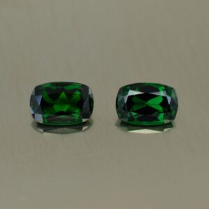ChromeTourmaline cushion pair 8.5x5.7mm 2.67cts ct183