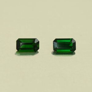 ChromeTourmaline eme cut pair 5.0x3.0mm 0.59cts N ct670 scaled 1