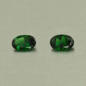 ChromeTourmaline oval pair 6.0x4.0mm 0.70cts N ct495